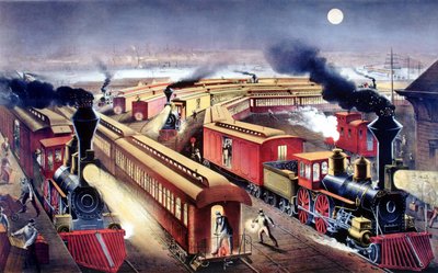 アメリカの鉄道 作： Unknown artist