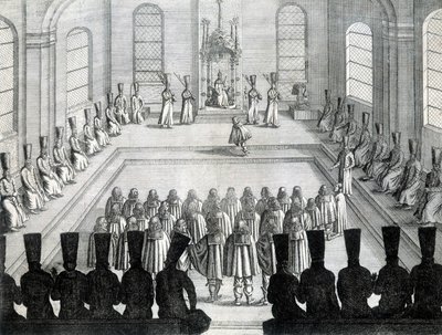 1632年にモスクワで行われたホルシュタイン（ドイツ国）大使のレセプション。 作： Unknown artist