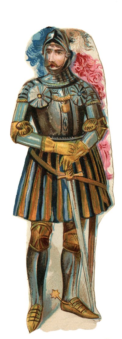 騎士ピエール・テライユ（バイヤル公）（1476～1524年）の表現 クロモリトグラフ 19世紀後半 作： Unknown artist