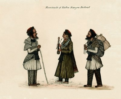 ？Kulloo Kangra地区の居住者？、1850年頃 作： Unknown