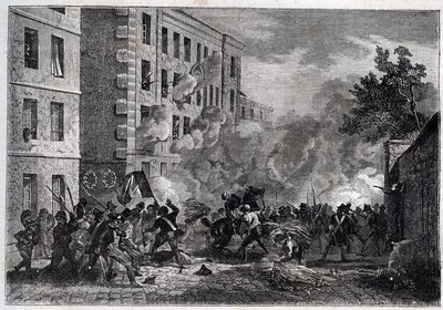 革命 1830年 - ポリテクニシャン、ルイ・ヴァノー（Vanneau）の死 作： Unknown artist