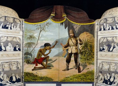 Robinson Crusoe meets Friday 作： Unknown artist