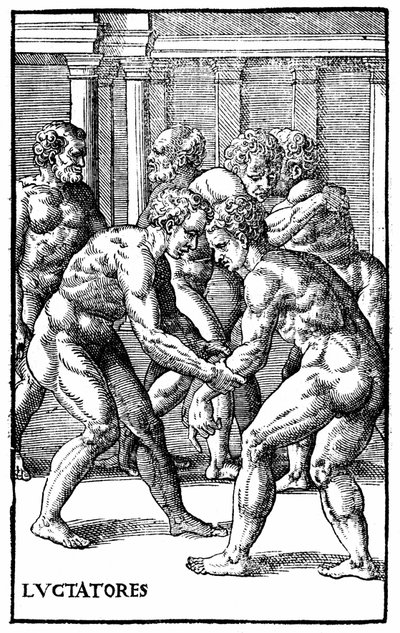 ローマの力士-「Hieronymi Mercurialis de Arte Gymnastica」ベニス版に掲載 作： Unknown artist