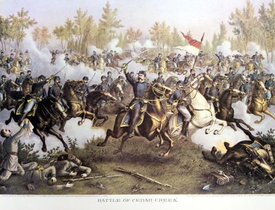 分離独立戦争（1861～1865年）またはアメリカ南北戦争：10月19日 作： Unknown artist