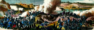 分離独立戦争：1865年、南部連合の首都リッチモンド（バージニア州）をヤンキーが占領。19世紀のエングレーヴィング 個人蔵 作： Unknown artist