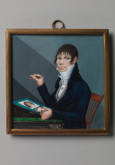 自画像、カリフォルニア州。 1800～1805年。 作： Unknown Artist.