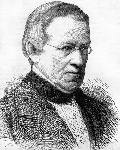 チャールズ・ウィートストン卿（1802-1875）、英国の物理学者、1838年にステレオスコープを発明 作： Unknown artist