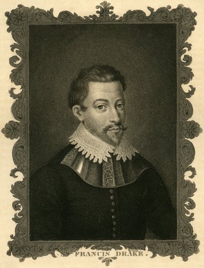 フランシス・ドレーク卿（1540-1596） 作： Unknown artist