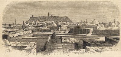 シリア：19世紀のシリアのアレッポの街 - シリアのアレッポ - 1864年 作： Unknown artist