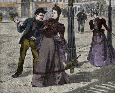 ジュネーブでのイタリア人無政府主義者ルイジ・ルチェーニによるオーストリア皇后エリザベート（シシィ）暗殺事件 作： Unknown artist
