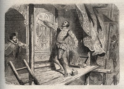 Jean Goujon (1510-1562 or 1569)の死は、伝説によると1572年のサン・バルテルミー事件の際に死亡したとされている。 作： Unknown artist