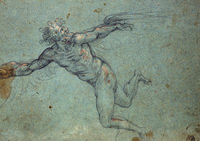 The Fall of icarus - "The Fall of Icarus" 17世紀のドローイング 作： Unknown artist