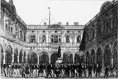 1821年にロンドン証券取引所が設立されました。 作： Unknown artist