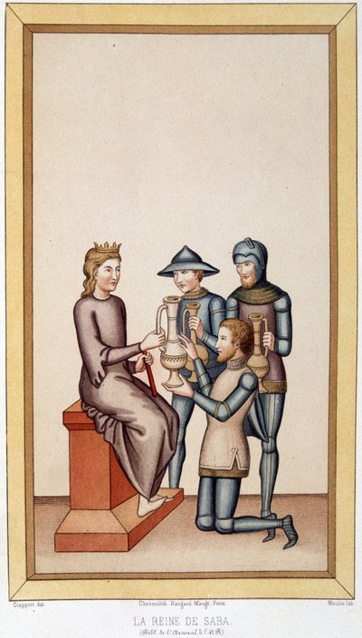 シバの女王 - "Sumptuary Arts, History of Costume and Furniture "にて 作： Unknown artist