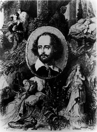 ロンドンの劇場「スワン」（イギリス、1600年頃）。 作： Unknown artist