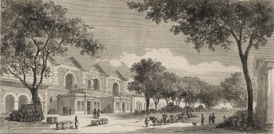 1861年のパリのワイン倉庫 - Eaux de vie地区 作： Unknown artist
