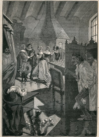 ガラスの芸術：ガラス職人たち。Adolphe BITARDの "Les arts et metiers illustres "に掲載された1885年のエングレーヴィング。 作： Unknown artist