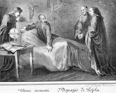 イエズス会の創設者である聖イグナティウス・ロヨラ（1491～1556）の死。 作： Unknown artist