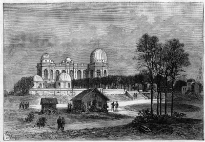 1883年のパリ天文台の拡張工事 作： Unknown artist
