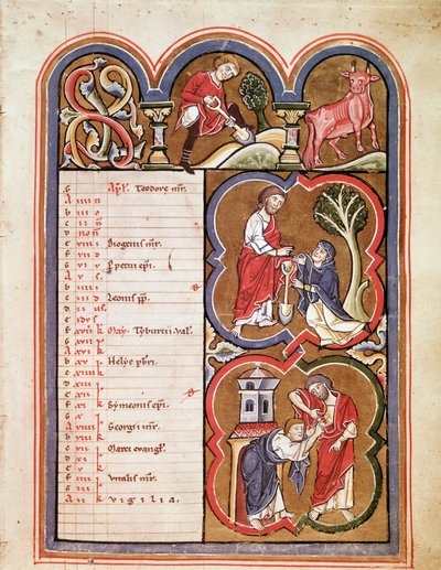 The month of April, Noli me tangere, l
