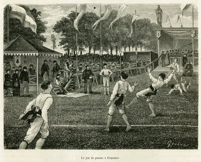 パームゲームにはフラネカー（オランダ）が登場します。エドワード・シャルトン（1807-1890）が監督した「le tour du monde 1886」（Hachette, Paris）に掲載されているオランダの新聞の記事をもとにした物語「La Frise」を説明するためのエングレーヴィング。 作： Unknown artist