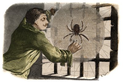 作家のポール・ペリソン（Paul Pellisson-Fontanier dit）（ペリソン・フォンタニエ）（1624-1693）がバスティーユで投獄されている間、アライグマを飼い慣らしていた。1858年に "Le Musee Des Sciences "に掲載されたエングレーヴィング 作： Unknown artist