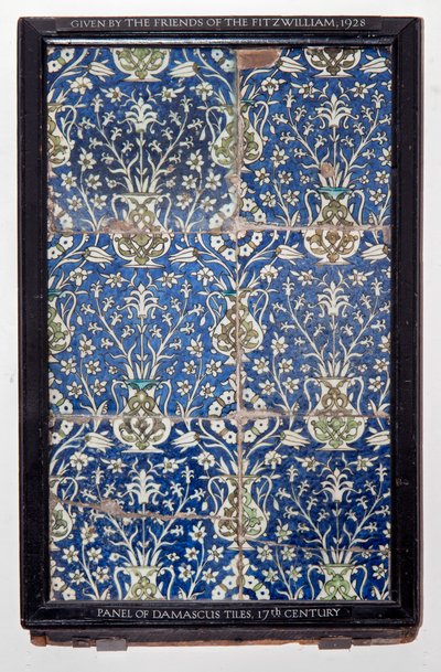 タイルパネル、1550-1699年頃 作： Unknown artist