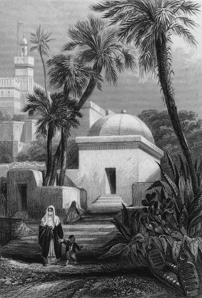 アルジェの墓地にあるムーア人の墓（Bab-el-Oued 作： Unknown artist