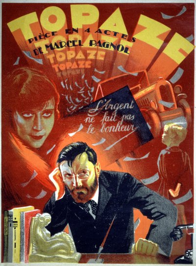 パニョル作『トパーズ』1930-40年頃（ポスター） 作： Unknown Artist