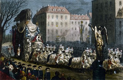 ナポレオン1世(1769-1821)の遺灰をCourbevoie(Hauts-de-Seine)に搬送、12月15日 作： Unknown artist