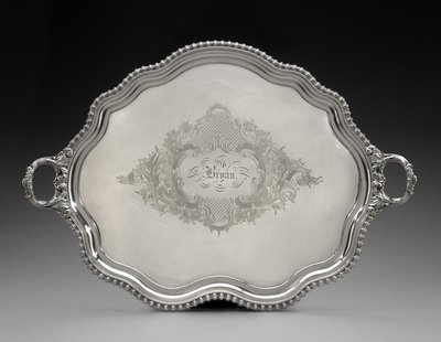 トレイ、c。 1855年（シルバープレート） 作： Unknown artist