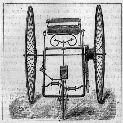 イギリス・ロンドンで開催されたスタンレークラブ展の三輪車 作： Unknown artist