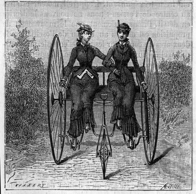 イギリス・ロンドンで開催されたスタンレークラブ展の三輪車 作： Unknown artist