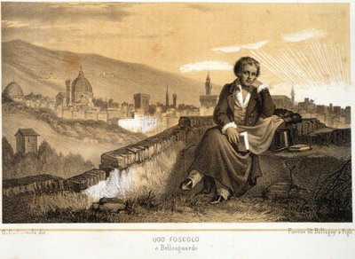 Ugo Foscolo (1778 - 1827), イタリアの詩人・小説家, Bellosgardoにて - "Storia d