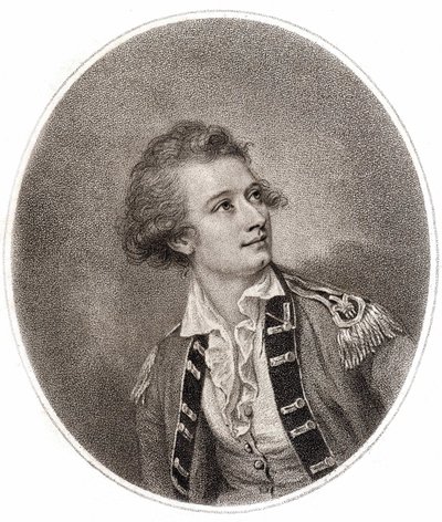 1784年9月14日、イギリスで初めて気球に乗ったイタリアの航空技術者、ビセンテ・ルナルディ。18世紀末の版画。 作： Unknown artist