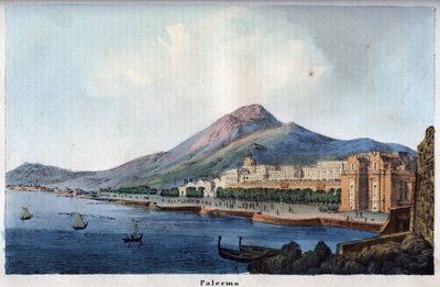 19世紀のパレルモの風景 - 「Usi e Costumi di Tutti i Popoli dell