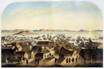 サンフランシスコの眺め sd.ca.1860 作： Unknown artist