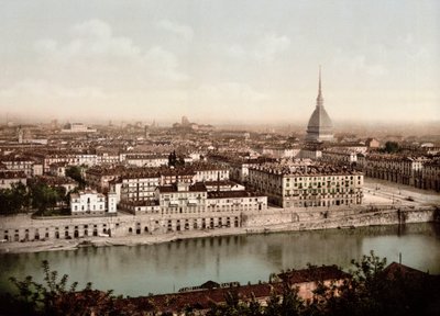 1890年、イタリア・トリノの街の風景 作： Unknown artist