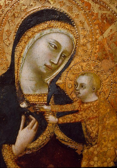 Humiliteの聖母 無名の木画 - 14世紀 - Dim 32,5x19,5 cm Assisi Museo del Tesoro della Basilica di San Francesco.Perkinsコレクション 作： Unknown artist