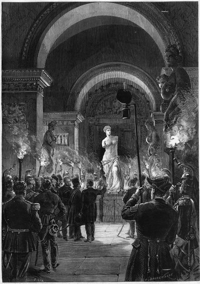 ペルシャ国王のフランス訪問 作： Unknown artist