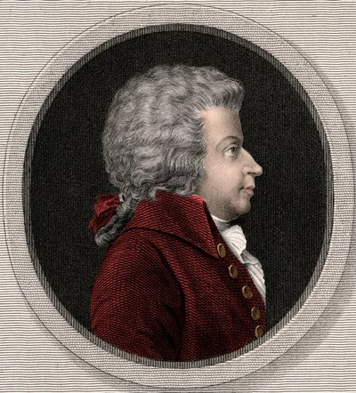 ヴォルフガング・アマデウス・モーツァルト（1756-1791） - エングレーヴィング - 19世紀 作： Unknown artist