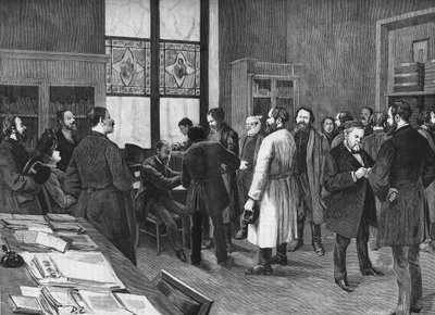 1886年にルイ・パスツールのキャビネットにあった。 作： Unknown artist