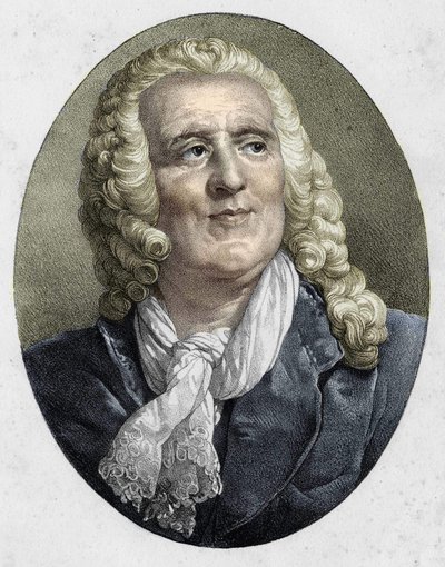 アレクシス・ピロンの肖像。フランスの詩人・劇作家（1689年～1773年）。 作： Unknown artist