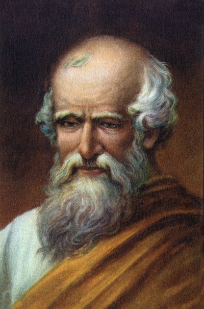 シチリアのギリシア人科学者、物理学者、数学者、エンジニアであるシラクサのアルキメデの肖像。 作： Unknown Artist