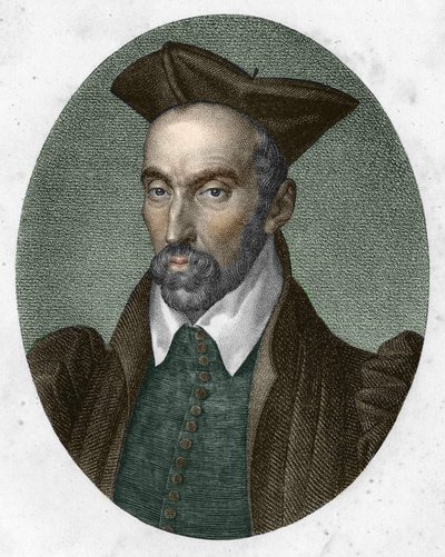 エティエンヌ・パスキエの肖像。フランスの法律家、人文主義者、歴史家（1529年～1615年）。 作： Unknown artist