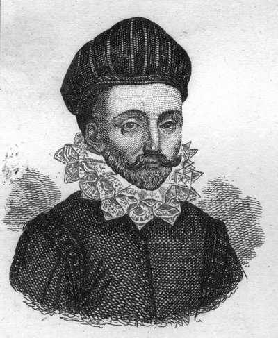 François GAUCHER, dit Scevole de SAINT MARTHEの肖像。16世紀のフランス人作家。1835年のエングレーヴィング。 作： Unknown artist