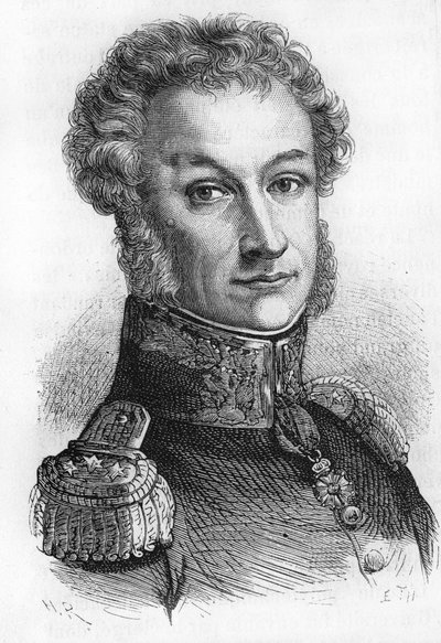 カンブロンヌ将軍の肖像（Viccount Cambronne、フランスの将軍（1770年～1842年）。 作： Unknown artist