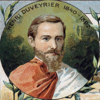 Henri Duveyrierの肖像。フランスの地理学者、旅行家（1840～1892年）。 作： Unknown artist