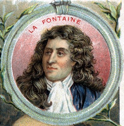 Jean de La Fontaineの肖像。フランスの作家（1621年 1695年）。 作： Unknown artist