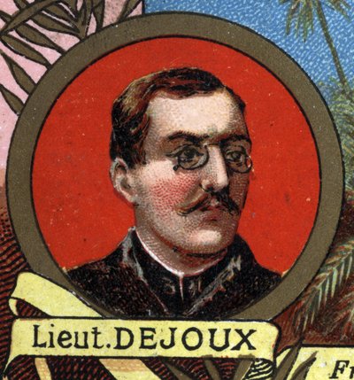 1897年にマダガスカルへの地理的ミッションを担当したLITTER DEJOUXの肖像。 作： Unknown artist